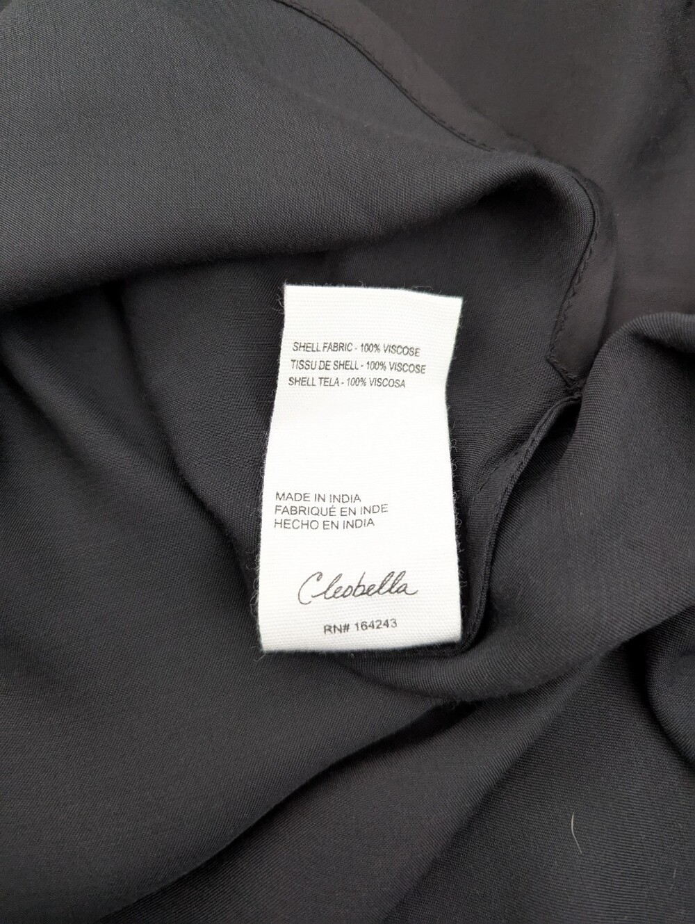 NWT Cleobella Midi Skirt Black Medium 100% Viscose Satin Slip Skirt Minimalist - Picture 11 of 13